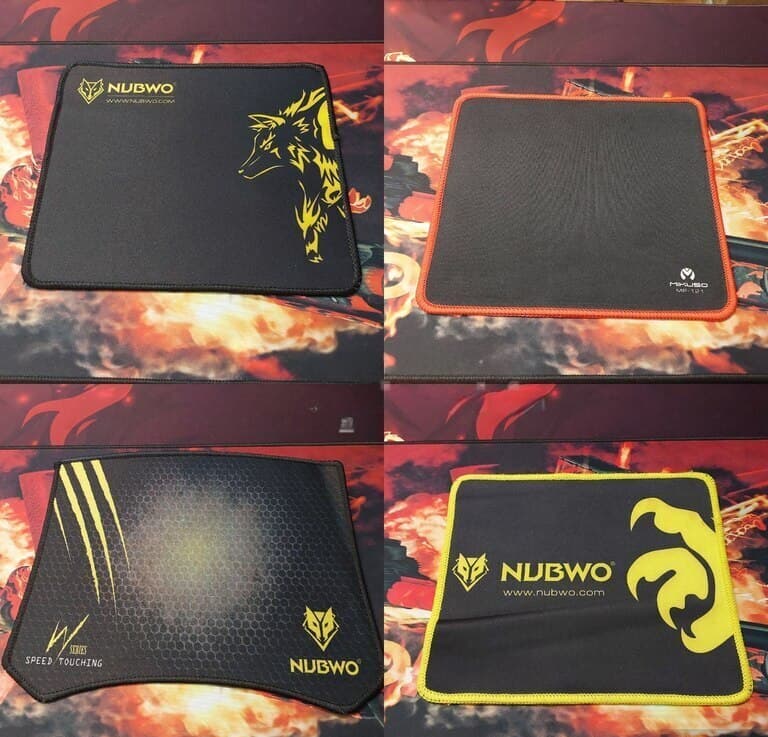 Nubwo və müxtəlif brend oyun siçan altlıqları (kovrik)
