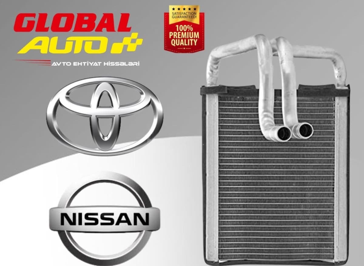 Salon qızdırıcı radiatoru Toyota və Nissan modelləri üçün