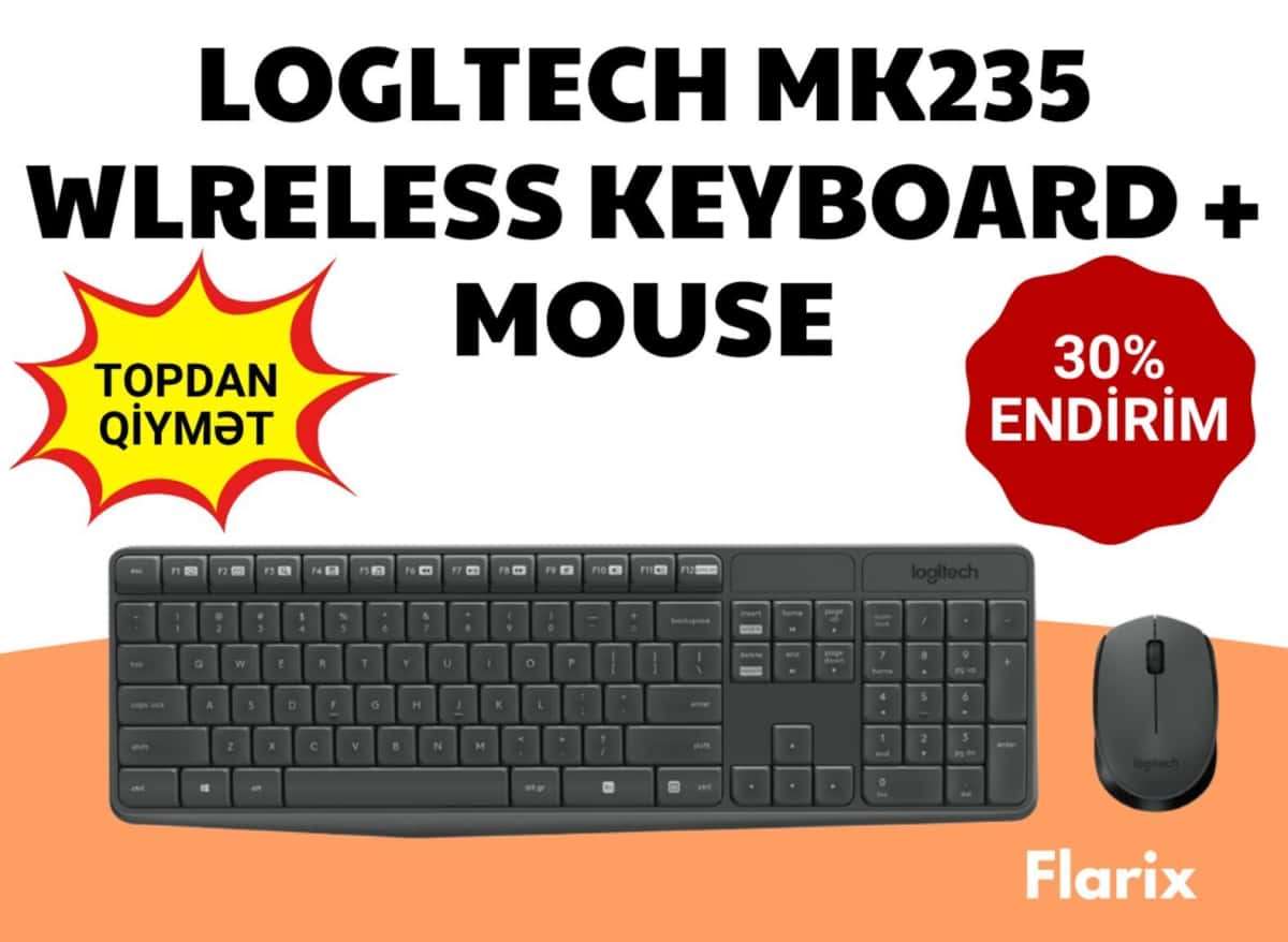 Комплект клавиатура и мышь Logitech MK235 - Tenderyard