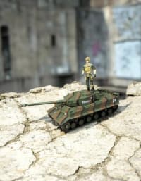 Pultla idarə olunan oyuncaq tank — şəkil 3
