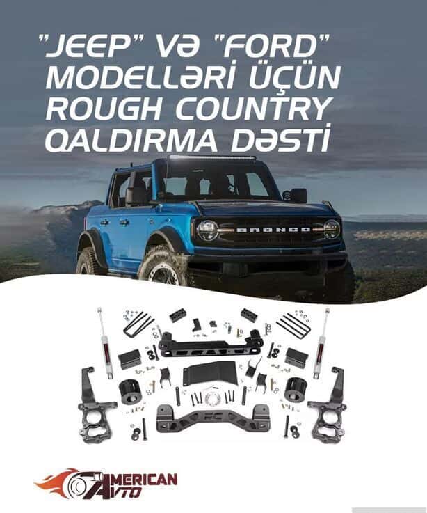 Rough Country lift kit for Jeep and Ford - Tenderyard