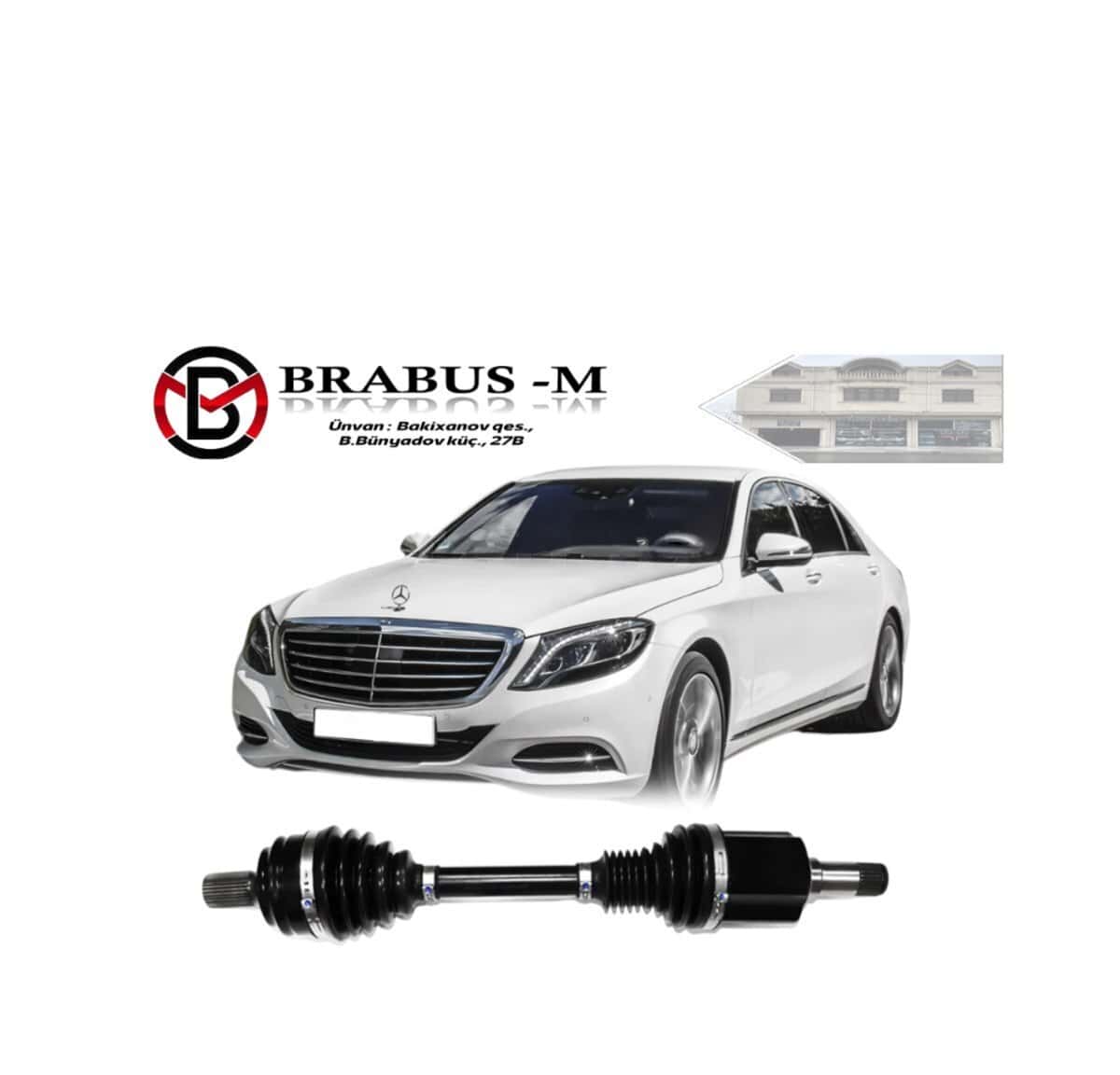 Oynaqlı birləşmə Mercedes W222 S-Class - Tenderyard