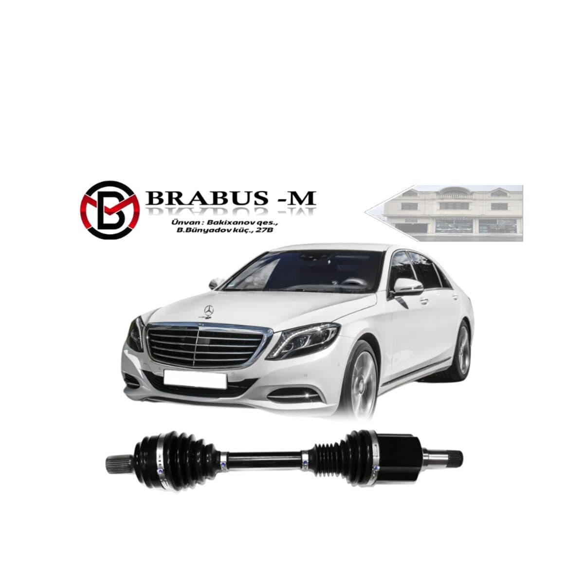 Oynaqlı birləşmə Mercedes W222 S-Class