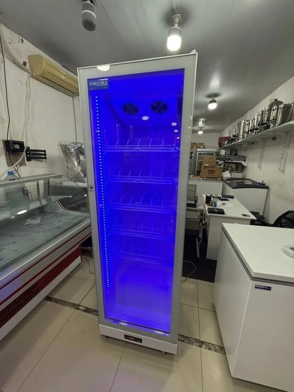 Eurocold Su Üçün Soyuducu Vitrin 200x65x62 sm