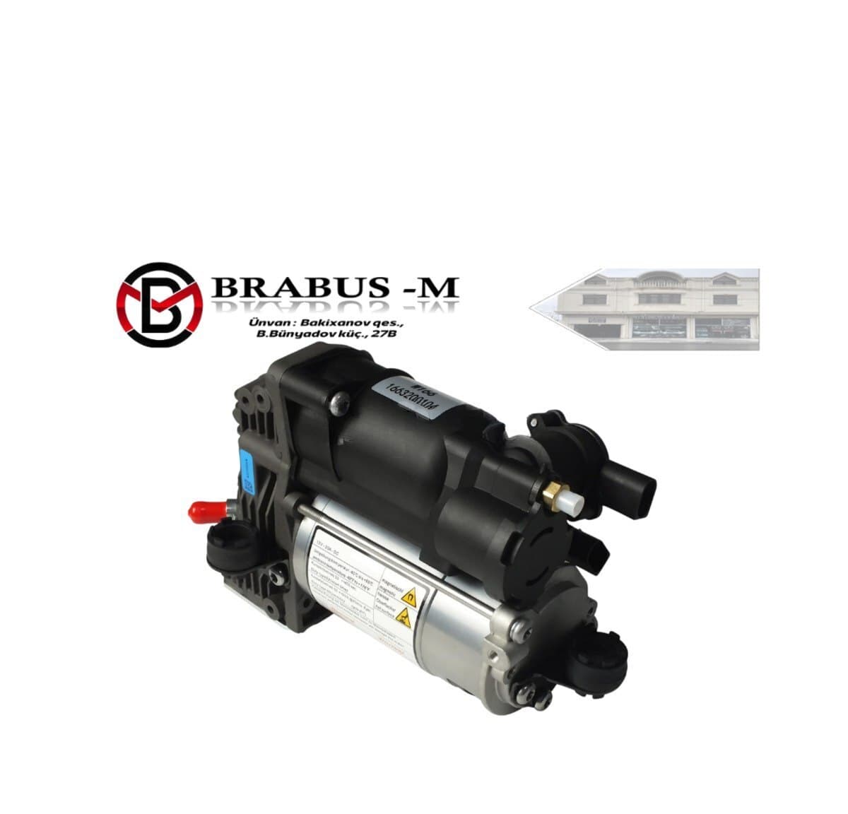 Pnevma kompressoru Mercedes W166 GL/GLS