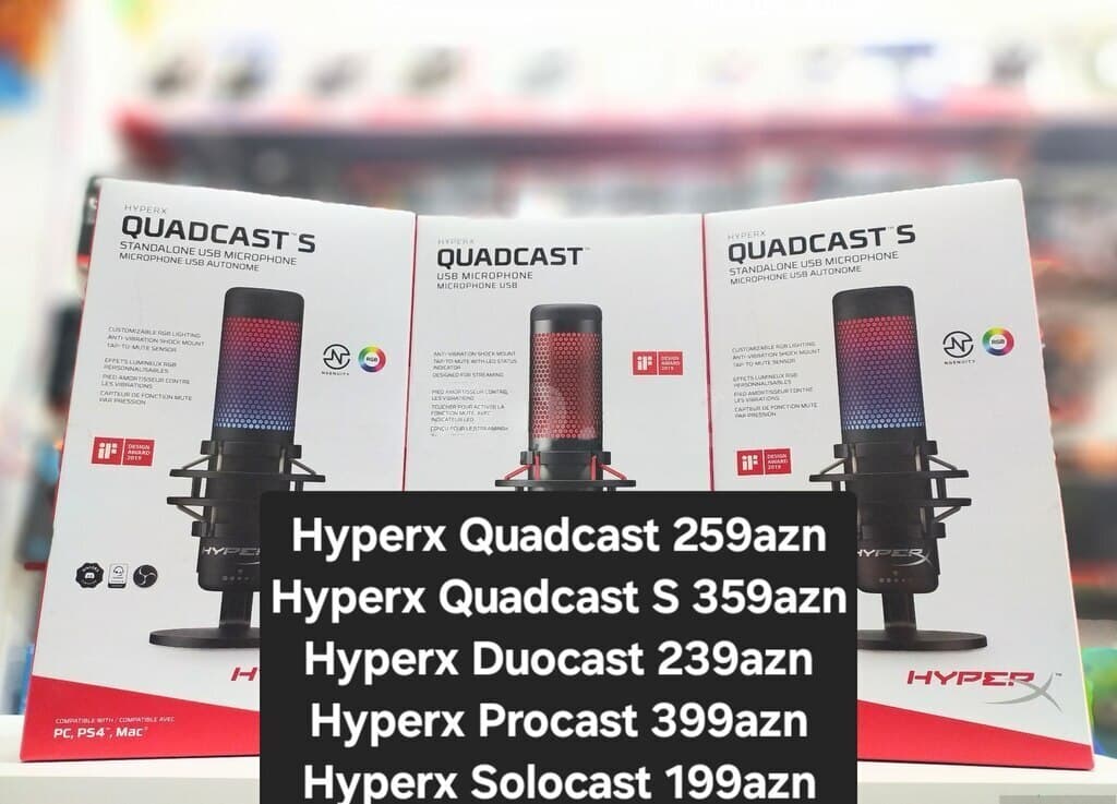 HyperX QuadCast USB Mikrofon
