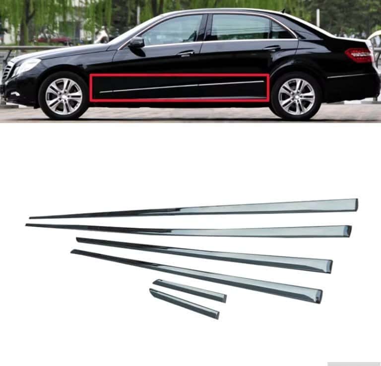 Door chrome trim Mercedes W212 2013-2015 front side - Tenderyard