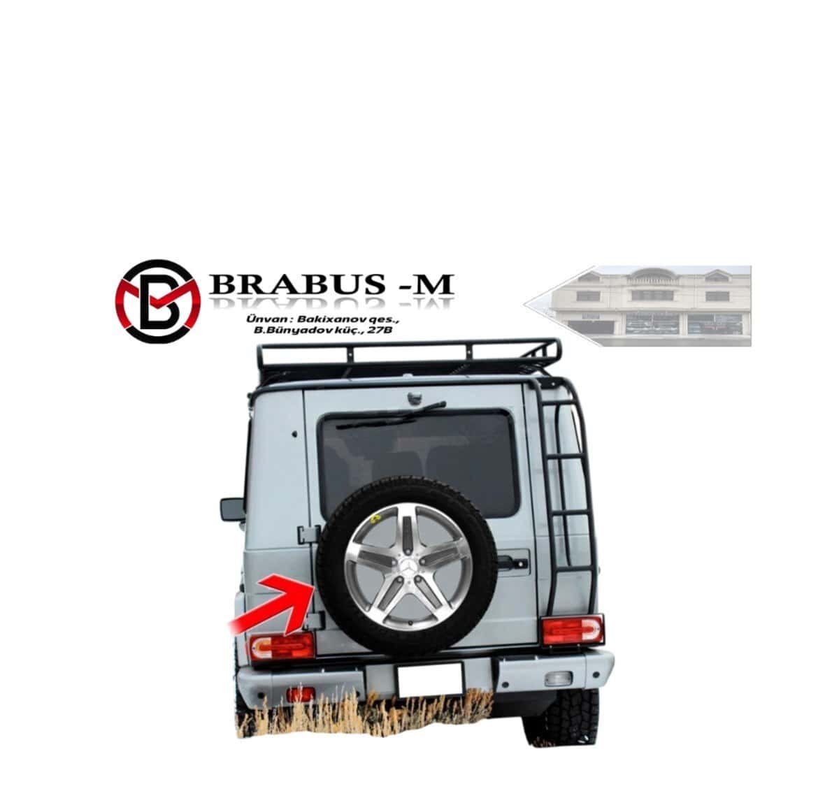 Spare tire Mercedes W463 - Tenderyard
