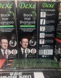 saç qaraldan şampun "dexe black hair shampoo 400 ml" — şəkil 25
