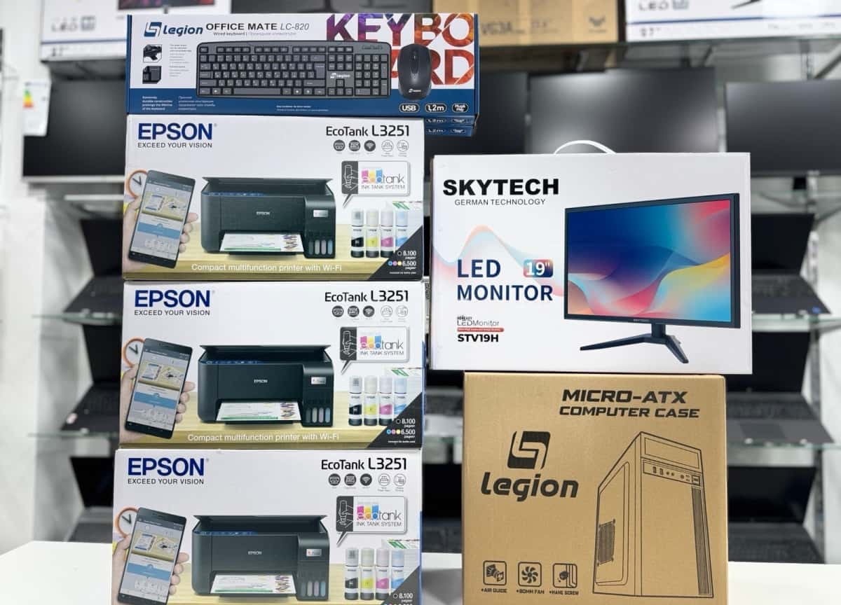 Legion Desktop Computer Set (i5, 8GB RAM, 240GB SSD) - Tenderyard