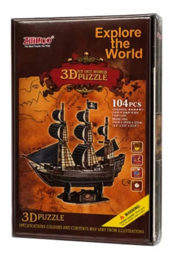 3D pazl Zilipoo 104 ədəd