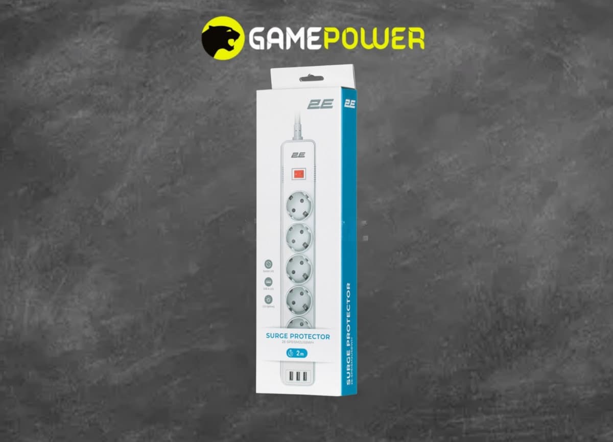 2E-SP515M2WH 2 metr 5-li elektrik uzadıcı