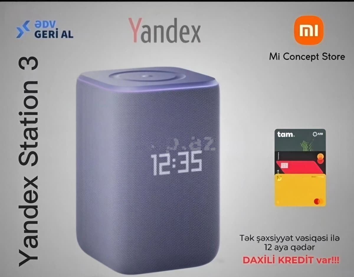 Ağıllı dinamik Yandex Station 3 Purple