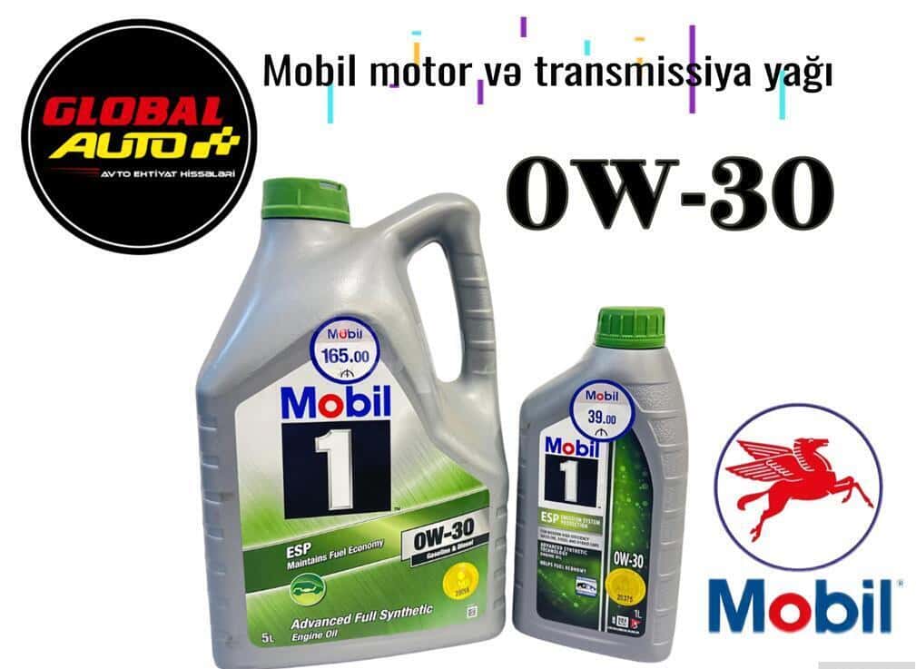 Mühərrik yağı Mobil 1 ESP 0W-30 5L - Tenderyard