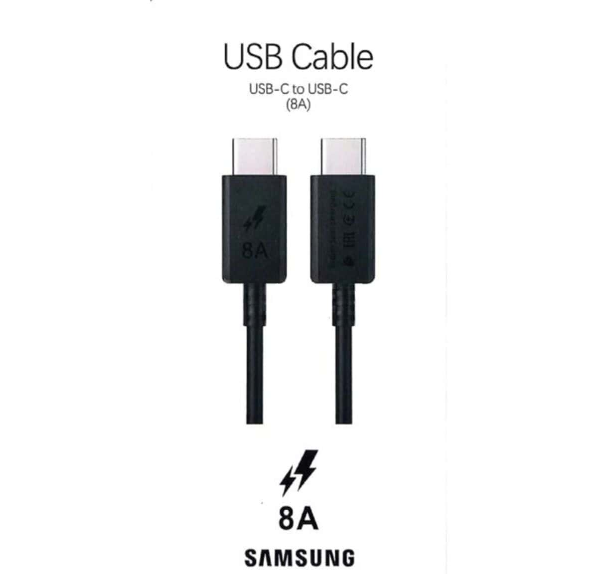 USB cable Samsung Super Fast Charging C to C (8A) - Tenderyard