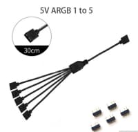 Fan hub 5 portlu ARGB və RGB çevirici — şəkil 3
