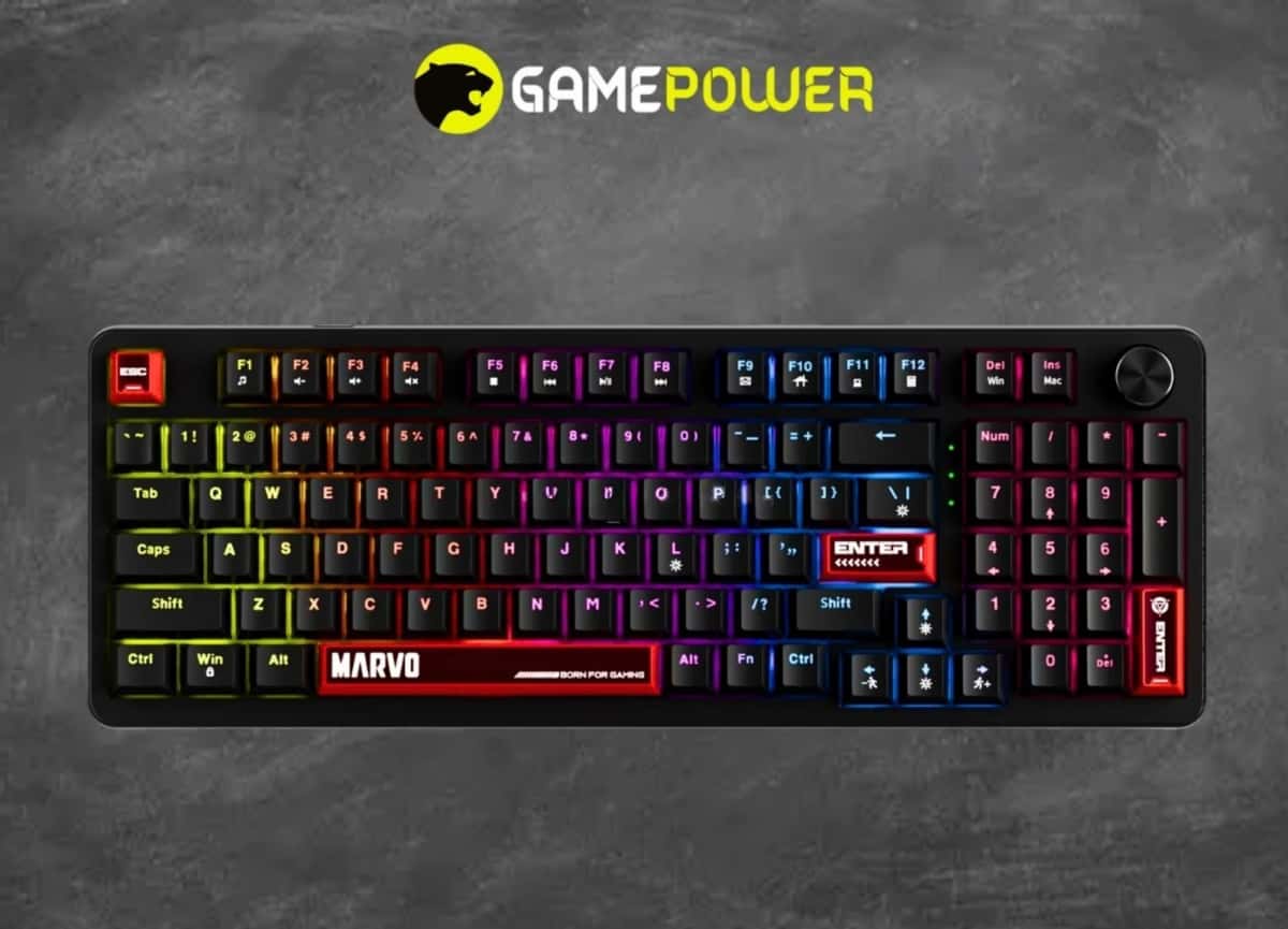 Marvo Arma 98 TNT Peach KG937 Mechanical Keyboard - Tenderyard