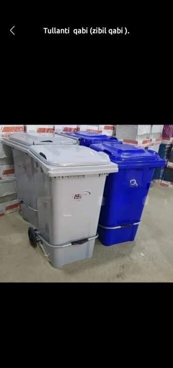 Tullantı qabı, müxtəlif ölçülərdə