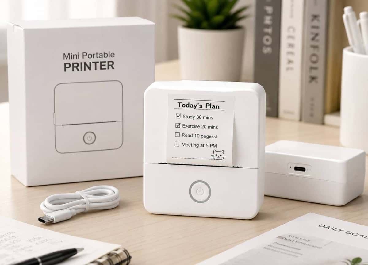 Portativ printer Mini Portable Printer - Tenderyard