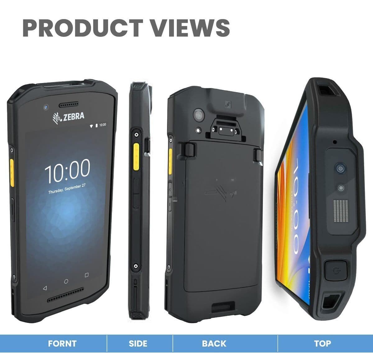 Barkod skaneri Bluetooth Qara rəng