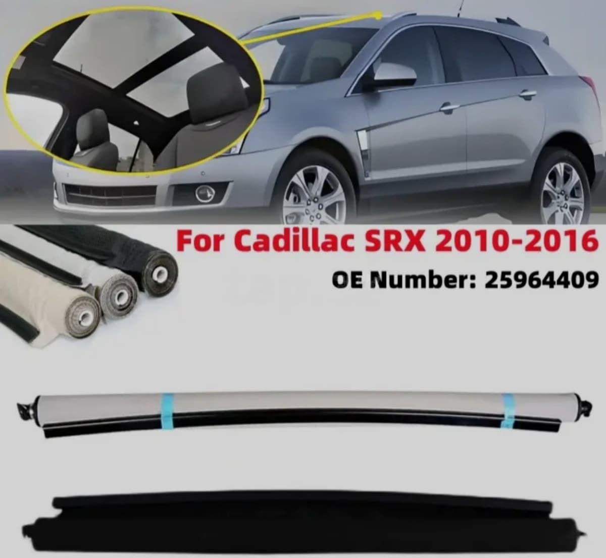 Lyuk pərdəsi Cadillac SRX 2010-2016