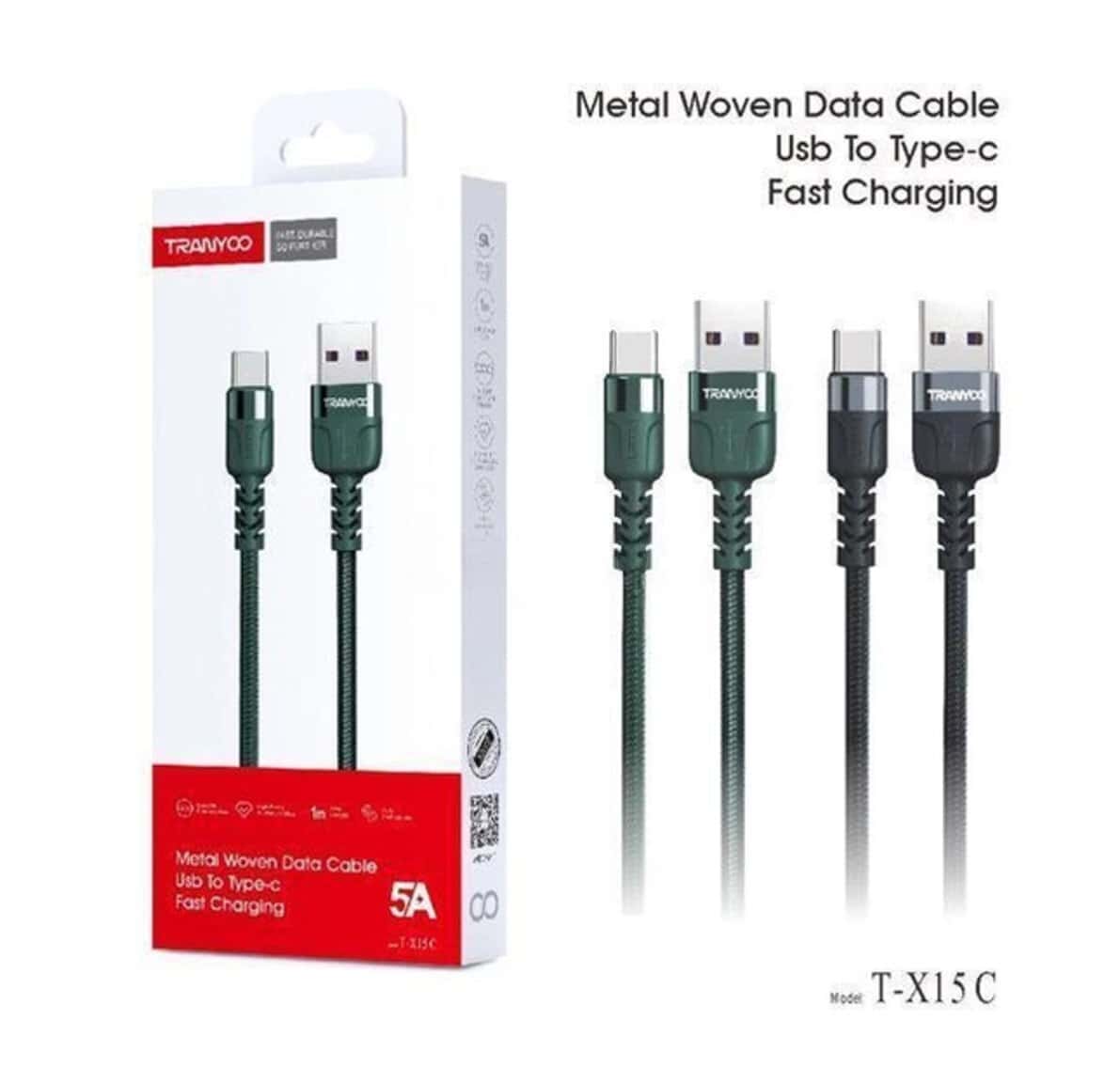 USB Type-C cable Tranyoo TX-15 - Tenderyard