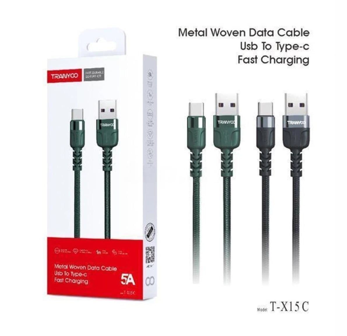 USB Type-C kabel Tranyoo TX-15