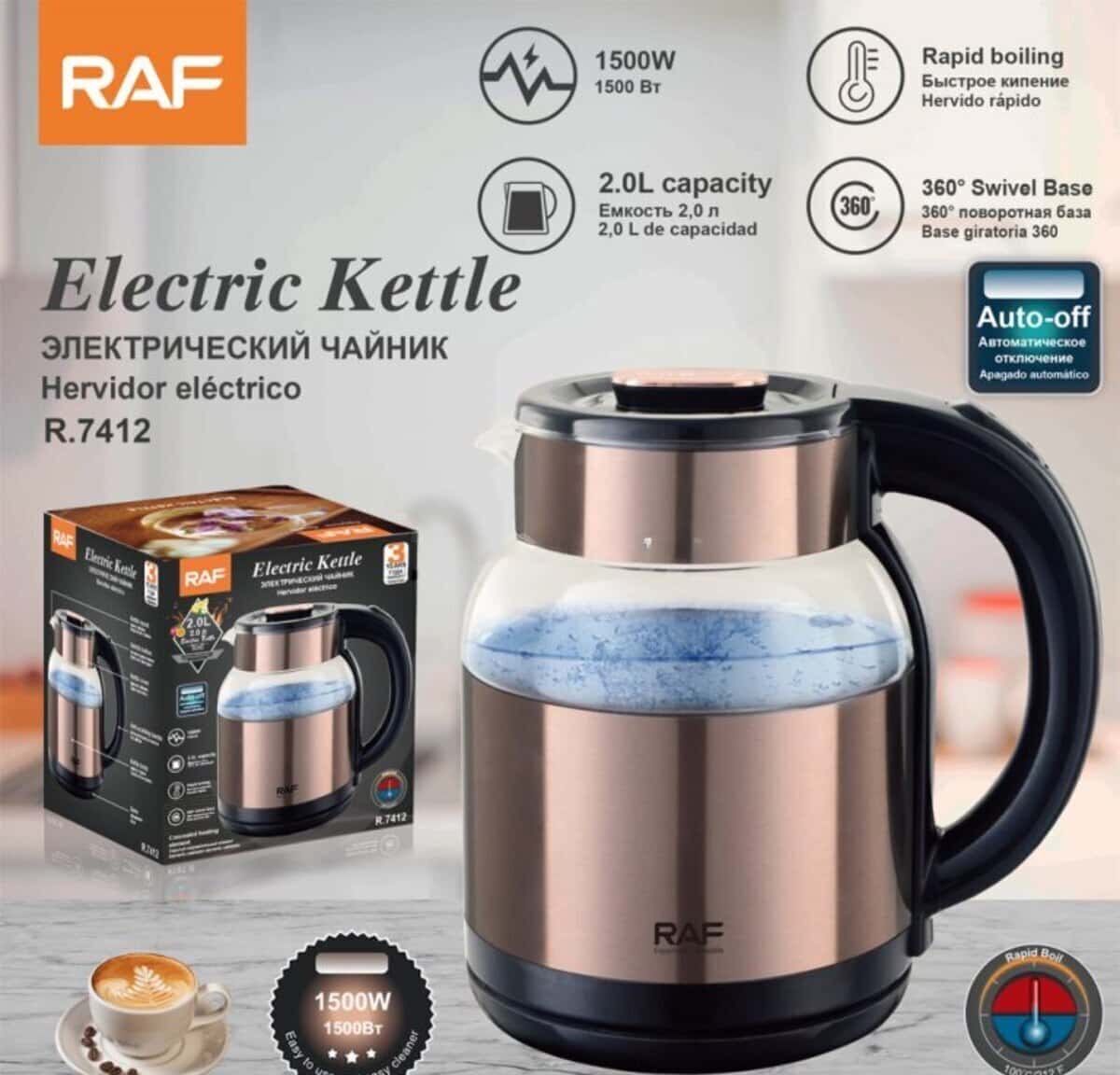 Elektrik çaydan Raf 2.0 litr 1500W - Tenderyard