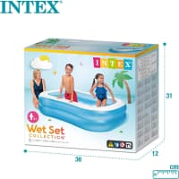 Şişmə hovuz Intex H57180NP, 203x152x48 sm, göy — şəkil 4