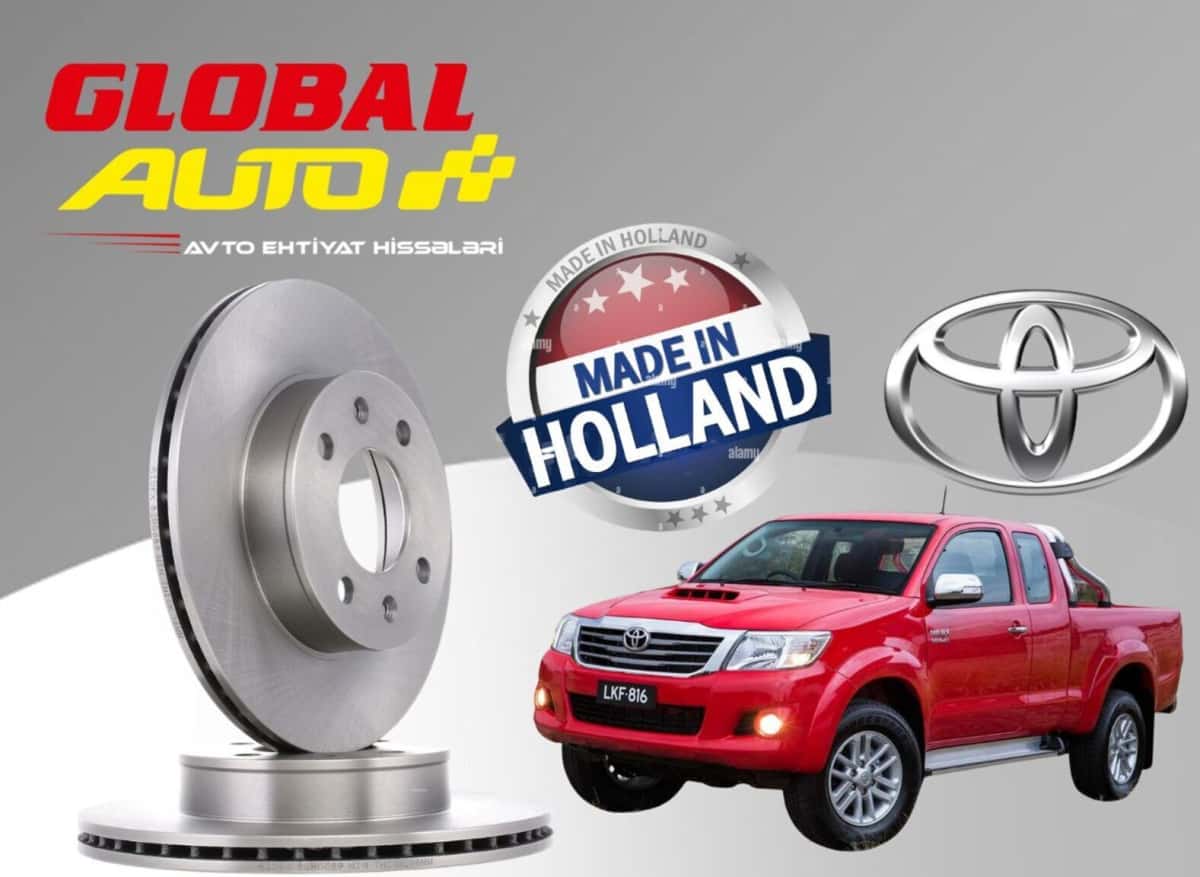 Brake disc for Toyota Hilux 2011-2015 - Tenderyard