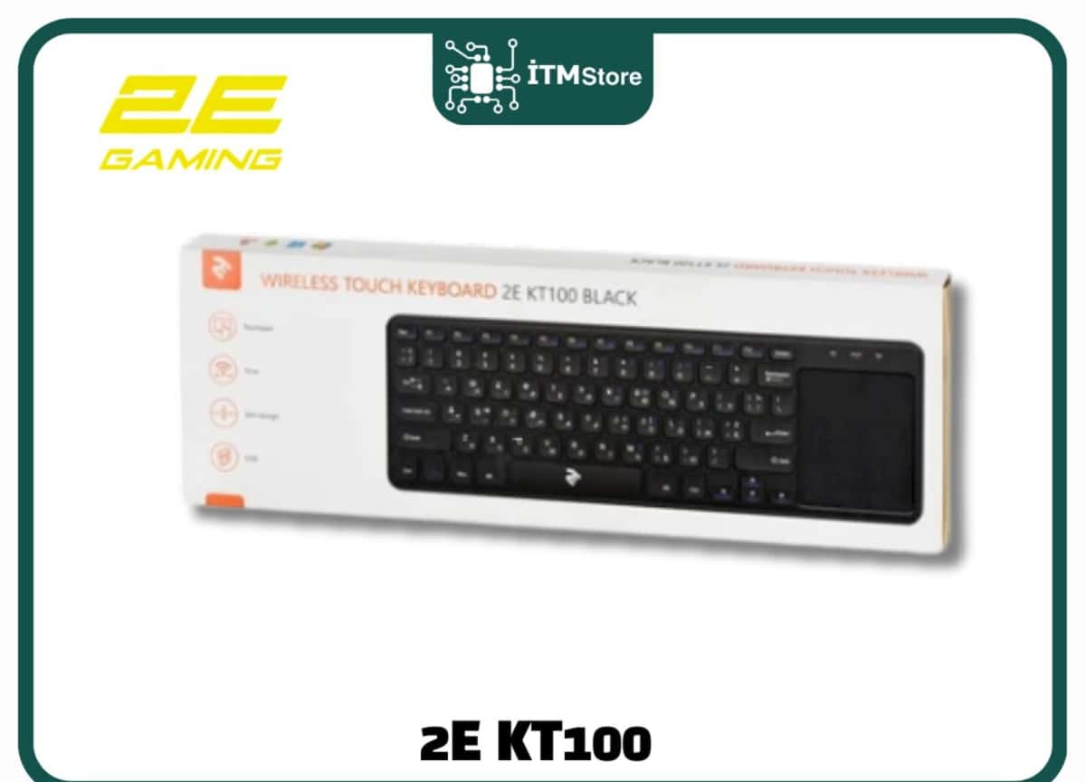 Wireless keyboard 2E KT100 with touchpad - Tenderyard