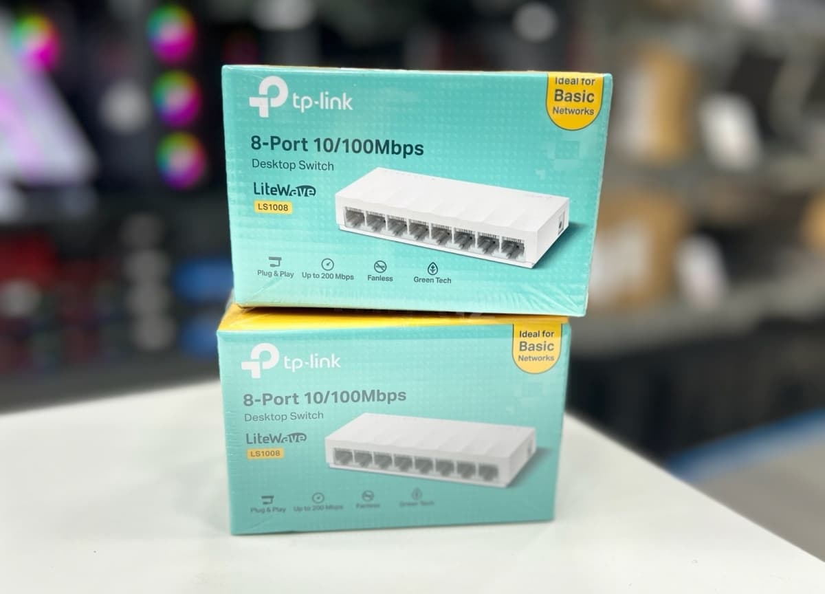 TP-Link LS1008 8-Port 10/100Mbps Desktop Switch