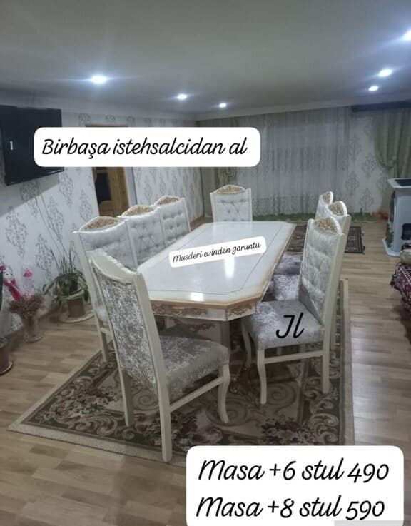 Masa-stul dəsti, Qarışıq rəng