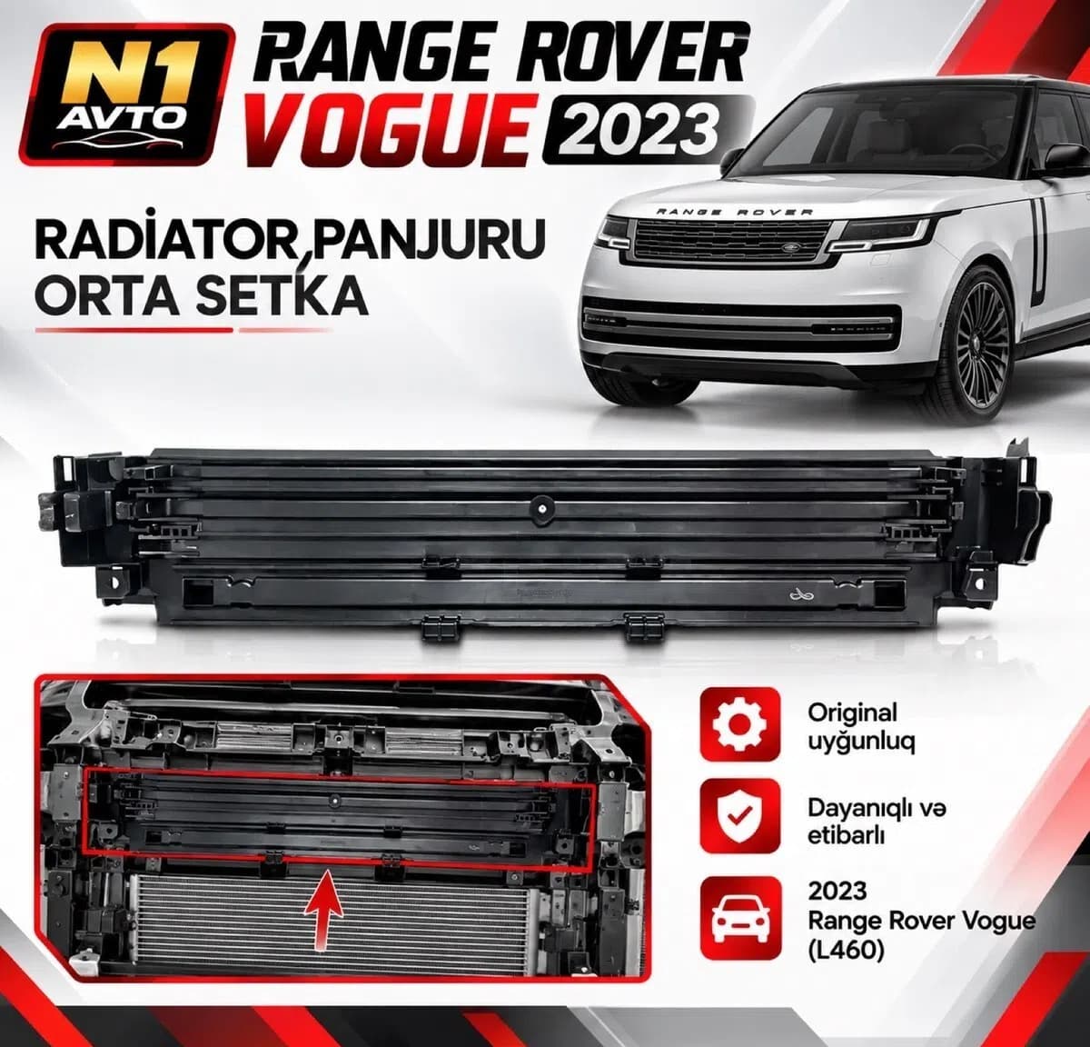 Radiator barmaqlığı Land Rover Range Rover 2023