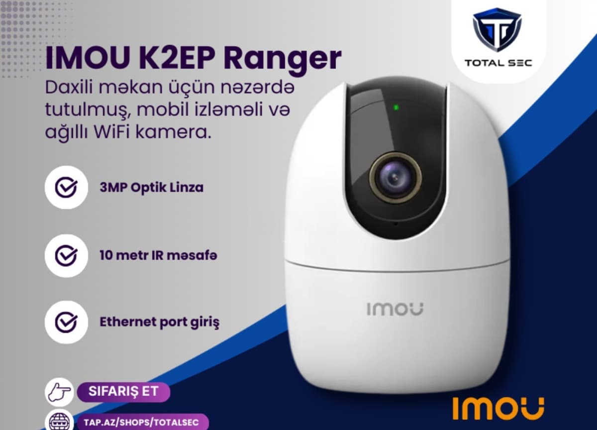 Müşahidə kamerası Imou Ranger 2 5MP (IPC-K2EP-5H2W-IMOU)