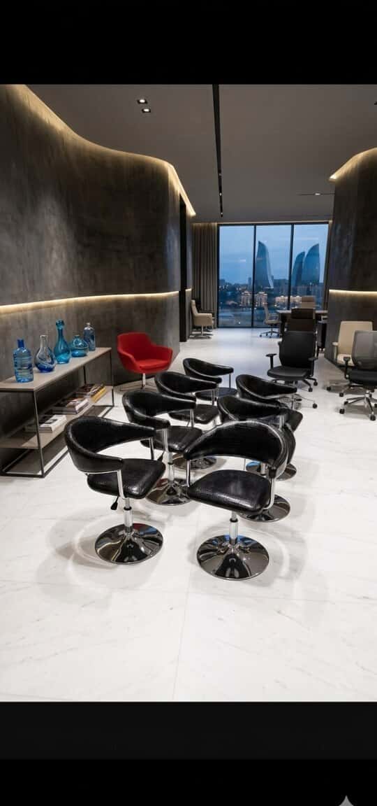 Salon chair for barber - Tenderyard