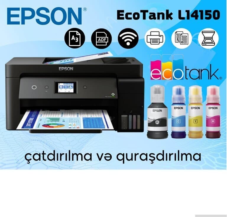 Epson L14150 A3+ Wi-Fi Dupleks Printer