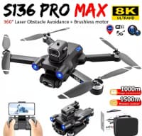 S136 Pro Max 8K Sensorlu Dron — şəkil 1