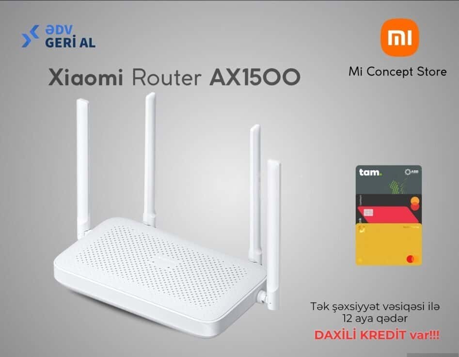 Router Xiaomi Mi AX1500 Wi-Fi 6 - Tenderyard