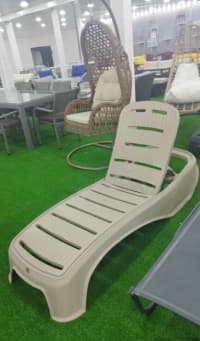 Şezlong Ağ rəng — şəkil 3