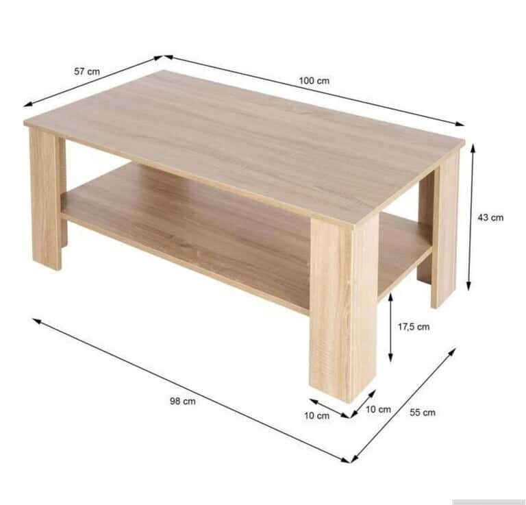 Coffee table White, Transformer - Tenderyard