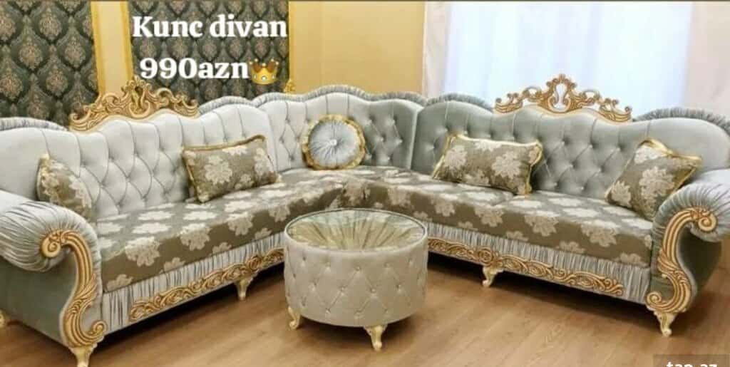 Künc divan, Qarışıq rəng - Tenderyard
