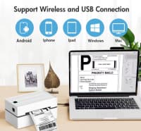 Daşınabilən termal label printer Bluetooth/USB — şəkil 5