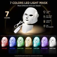 LED üz maskası 7 rəngli kosmetik cihaz — şəkil 6
