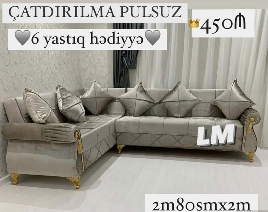 Künc divan, Qarışıq rəng - Tenderyard