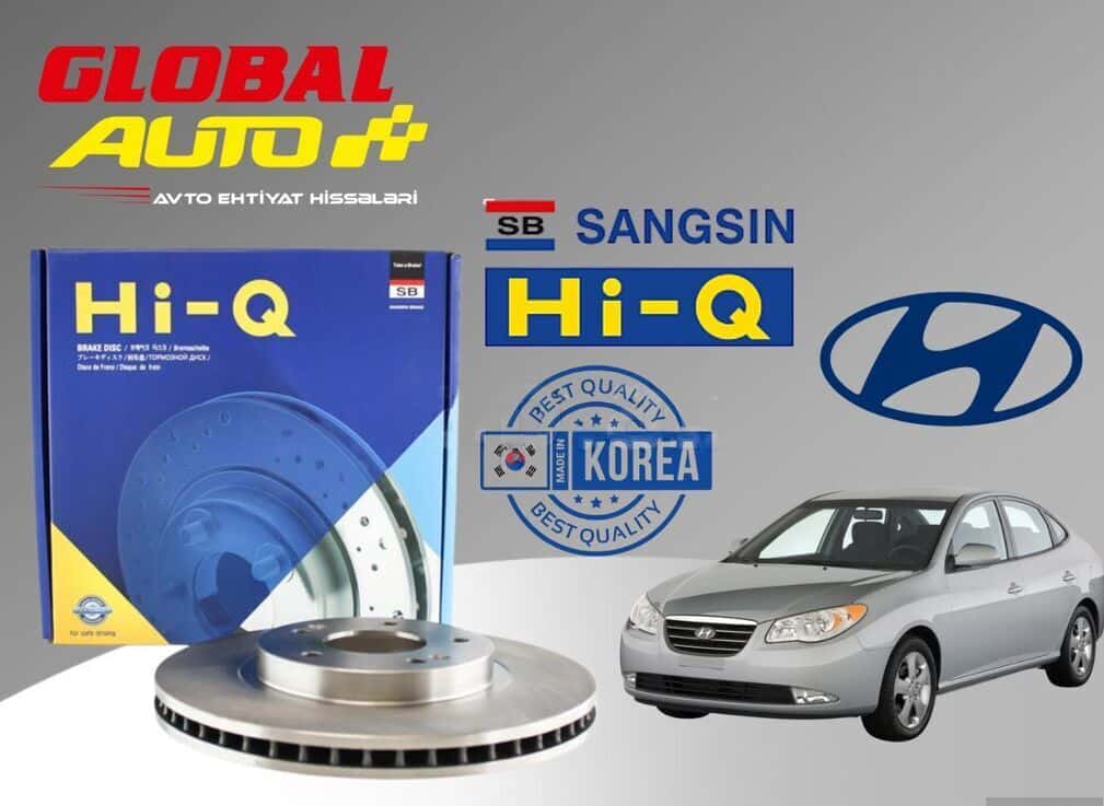 Brake disc Hyundai Elantra 2005–2009 - Tenderyard