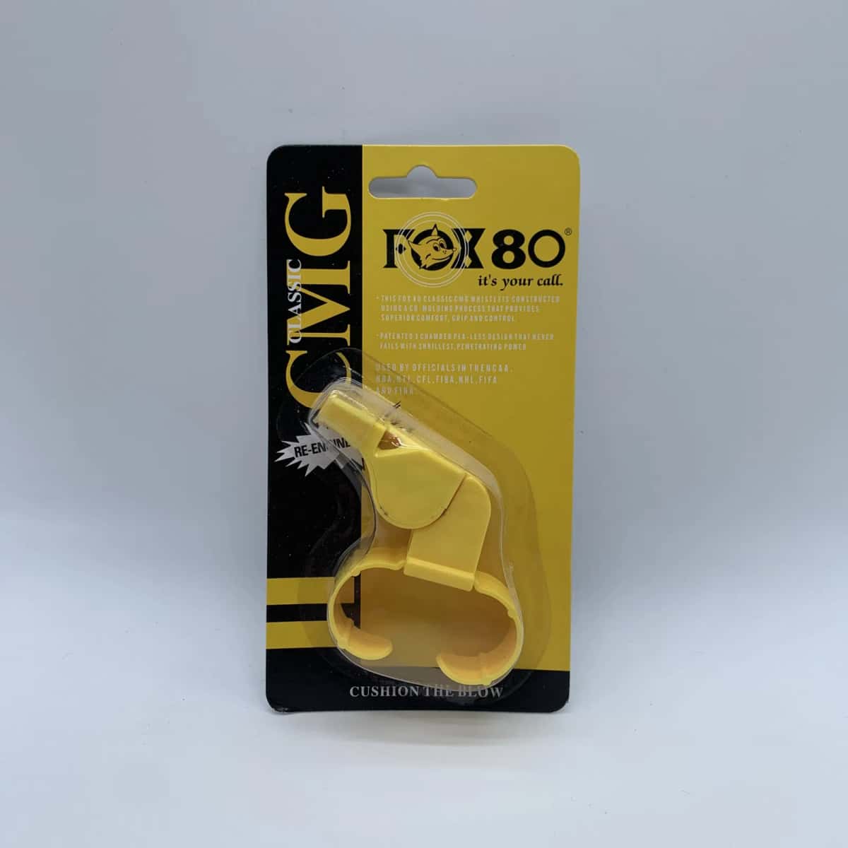 Fox80 whistle, yellow - Tenderyard