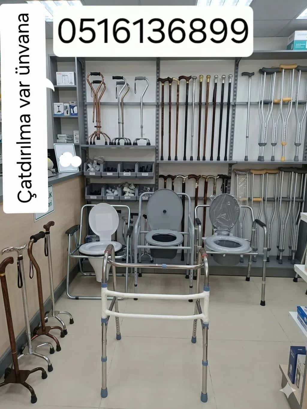 Medical Walkers, Canes, and Sanitary Chairs - Tenderyard