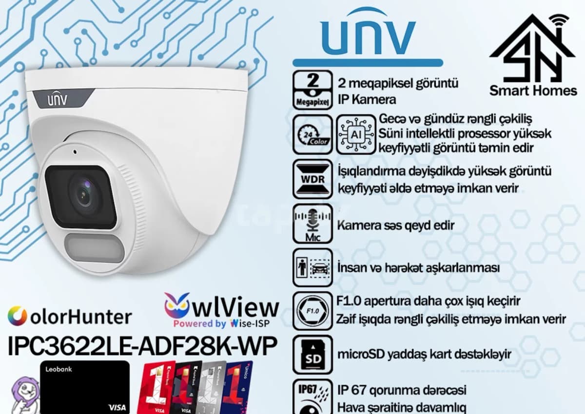 IP kamera Uniview Owlview IPC3622LE-ADF28K-WP
