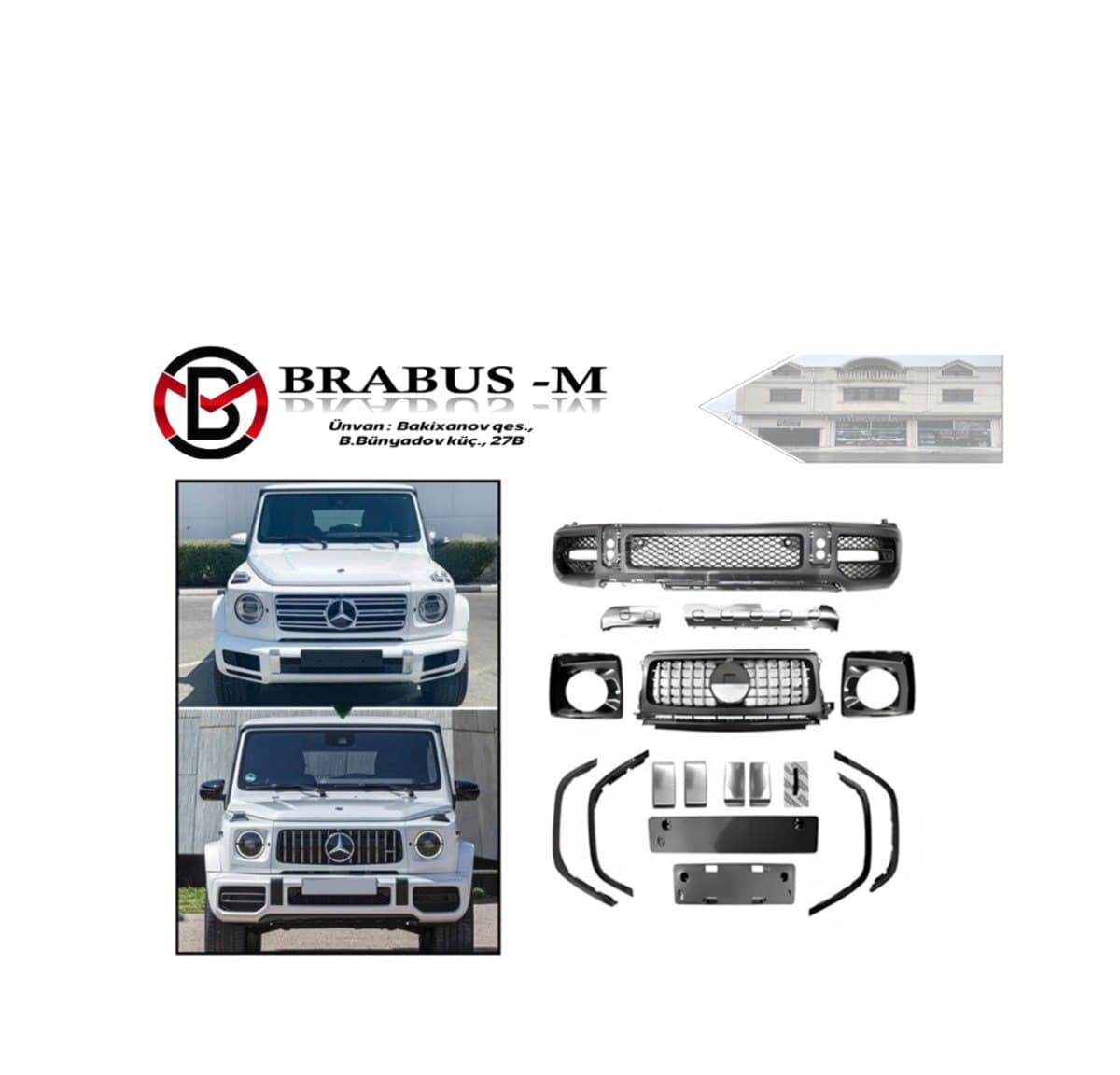 Body kiti Mercedes G-Class W463